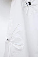 FLORAL POPLIN DRESS