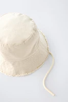 FRAYED BUCKET HAT