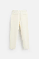 TERRY TEXTURED PANTS