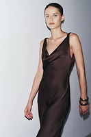 ROBE LONGUE SATINÉE ZW COLLECTION