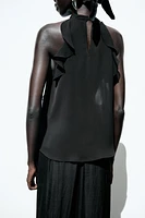 TOP HALTER VOLANTS