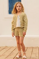 LIMITED EDITION CABLE KNIT SHORTS