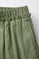PLEATED BAGGY PANTS