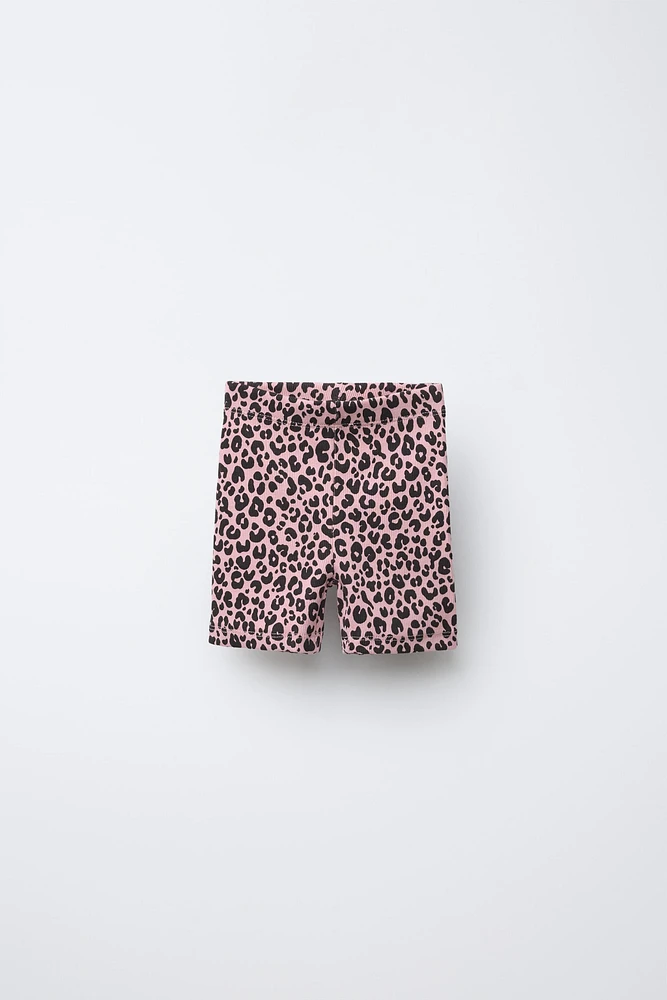 RIBBED BIKE SHORTS