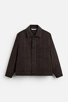 STRIPED POCKET OVERSHIRT