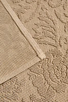 FLORAL JACQUARD BATH MAT