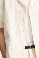 FLORAL EMBROIDERED SHIRT
