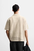 OPEN JACQUARD SHIRT