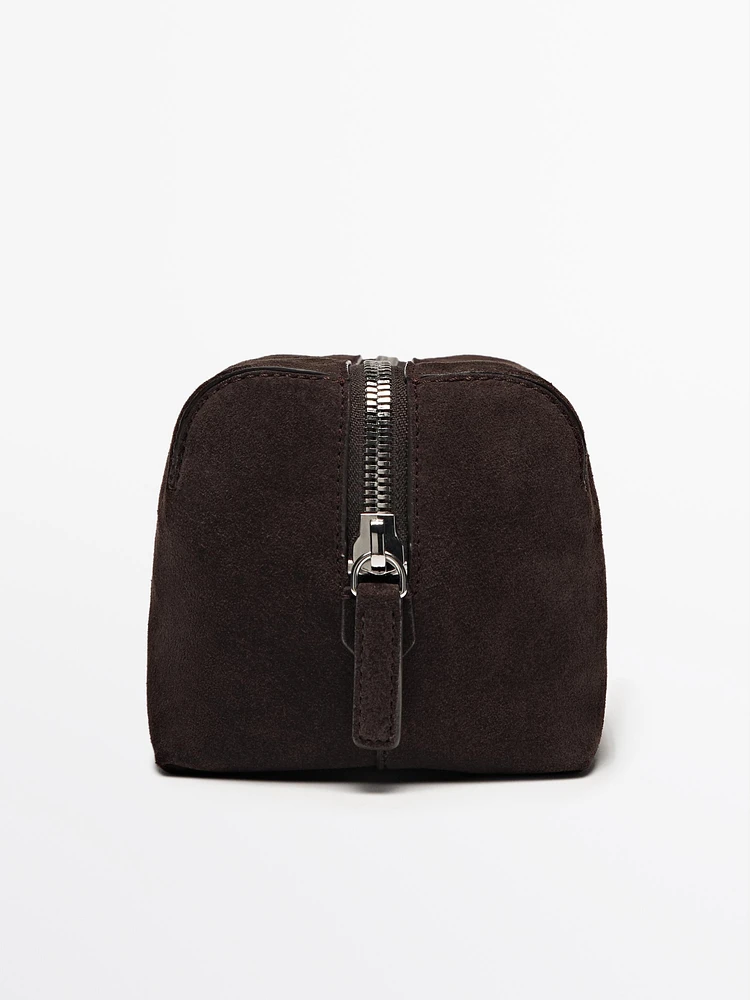 Trousse en cuir nappa
