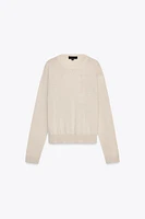 BASIC WOOL BLEND KNIT SWEATER