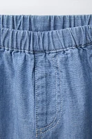 FLOWY BAGGY DENIM PANTS