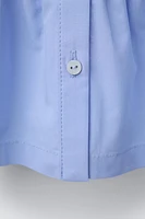ROBE EN POPELINE À EMPIÈCEMENTS