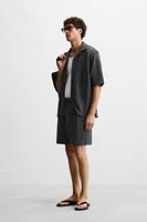 JACQUARD TEXTURED SHORTS