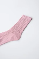 OPENWORK KNIT SOCKS