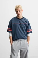 T-SHIRT STRUCTURE OUVERTE VARSITY
