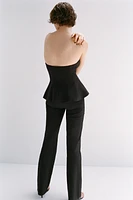 HIGH-WAISTED FLARE PANTS