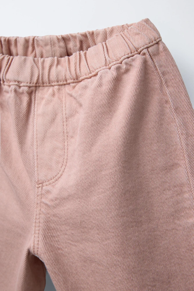 PANTALON EN SERGÉ COUPE LARGE