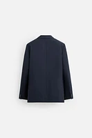 BLAZER CROISÉE AVEC LAINE