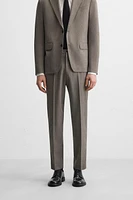 PLAID SUIT PANTS