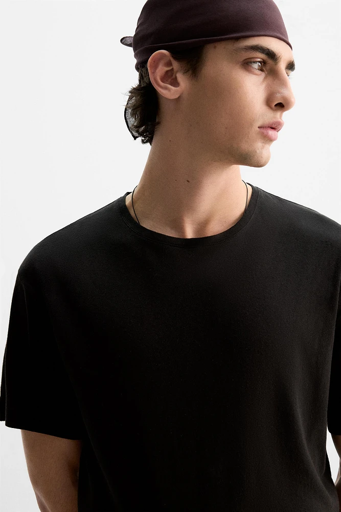 COTTON - LINEN T-SHIRT