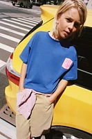 RAISED TEXT T-SHIRT