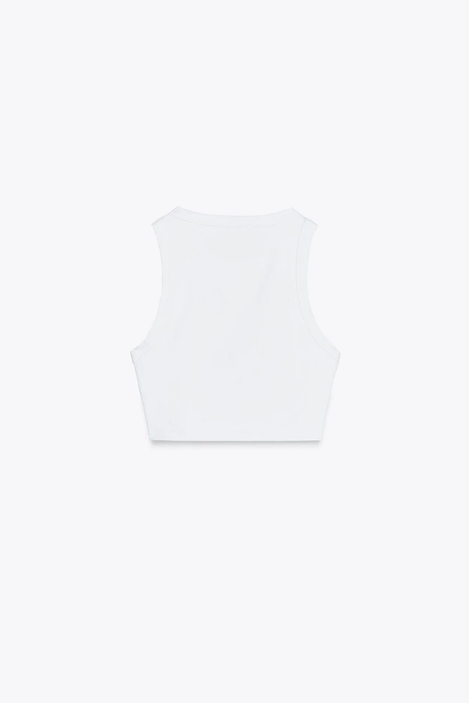 POLYAMIDE CROP TOP