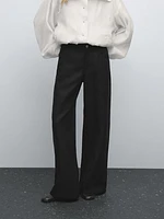 Lyocell palazzo trousers