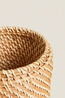 KIDS’ RATTAN HAMPER WITH LID