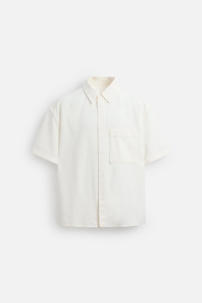 SURCHEMISE RELAXED FIT BRODÉE