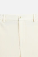 TERRY TEXTURED PANTS