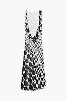 ROBE LONGUE À POIS ZW COLLECTION