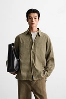 Seersucker Plaid Shirt