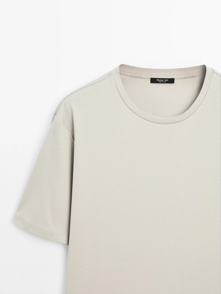 T-shirt en coton mélangé