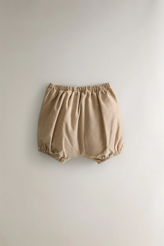 CHILDREN’S CORDUROY BLOOMERS