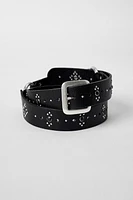 CEINTURE EN CUIR ANNEAUX CLOUS KATE MOSS X ZARA