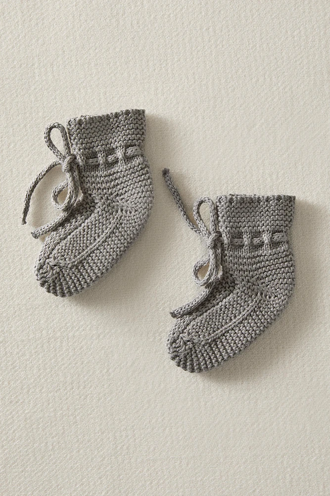 CHILDREN’S CHUNKY KNIT BOOTIES