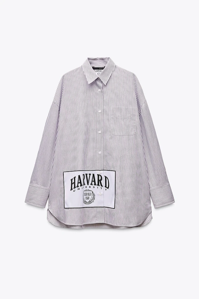 CHEMISE OVERSIZE PIÈCE HARVARD UNIVERSITY