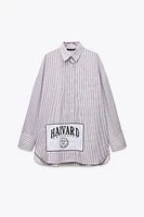 CHEMISE OVERSIZE PIÈCE HARVARD UNIVERSITY