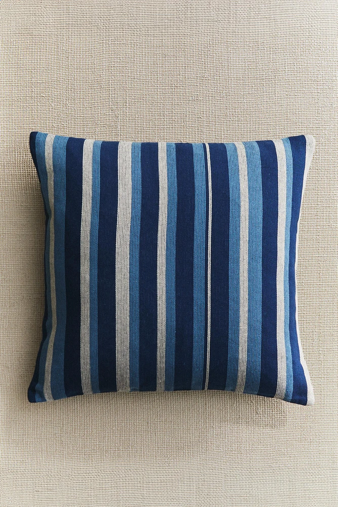STRIPED THROW PILLOW COVER