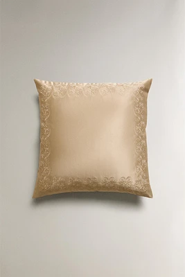 BORDER THROW PILLOW COVER