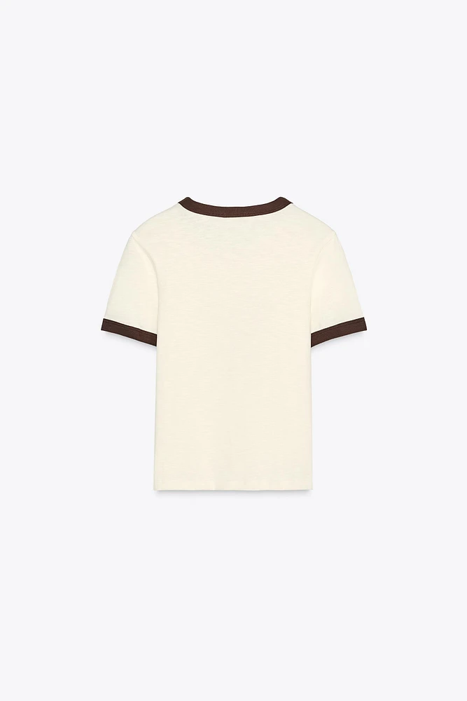 FLAME TEXT T-SHIRT