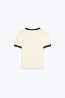 FLAME TEXT T-SHIRT
