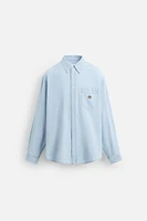 EMBROIDERED DENIM SHIRT