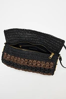 SAC PORTÉ ÉPAULE AVEC DESSUS TRESSÉ