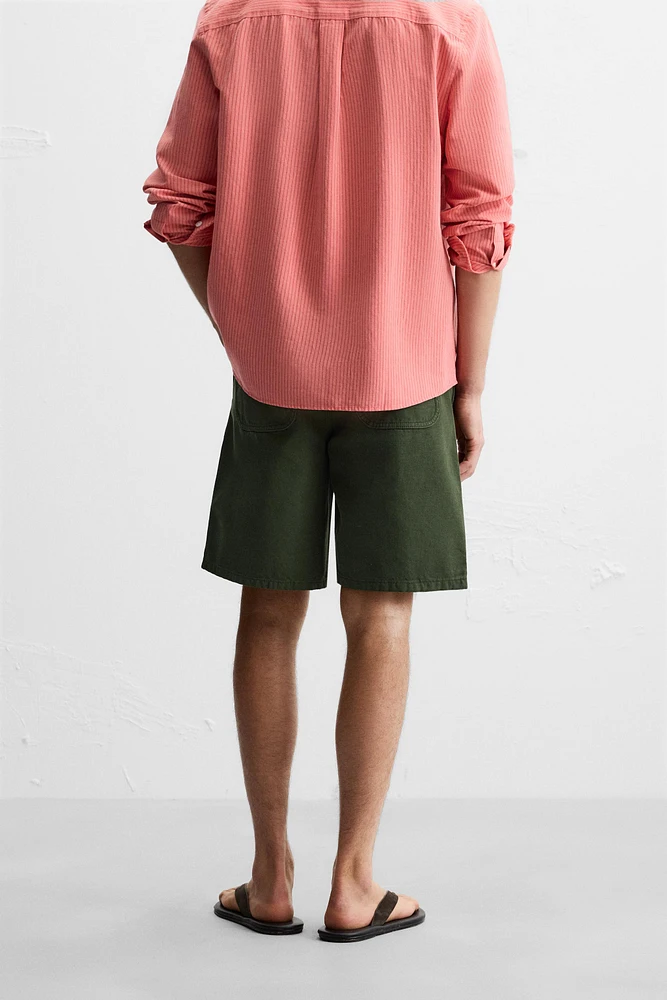 WASHED TEXTURED SHORTS