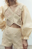 PLEATED LACE LIMITED EDITION SHORTS