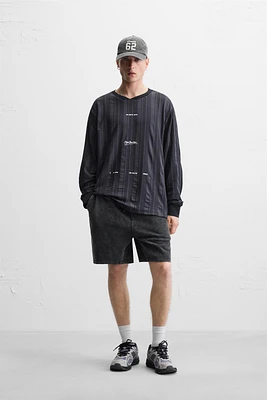 RETRO SOCCER TEXTURED SWEATSHIRT