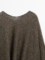 Flecked knit cape - Studio
