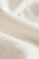 HEMSTITCHED LINEN BATH TOWEL