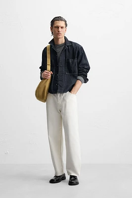 CHEMISE EN JEAN AVEC SURPIQÛRES